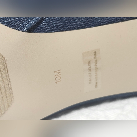 Guess Dark Denim Blue Fabric Nidia 2 Knee High Boots Size 10M - Picture 8 of 10